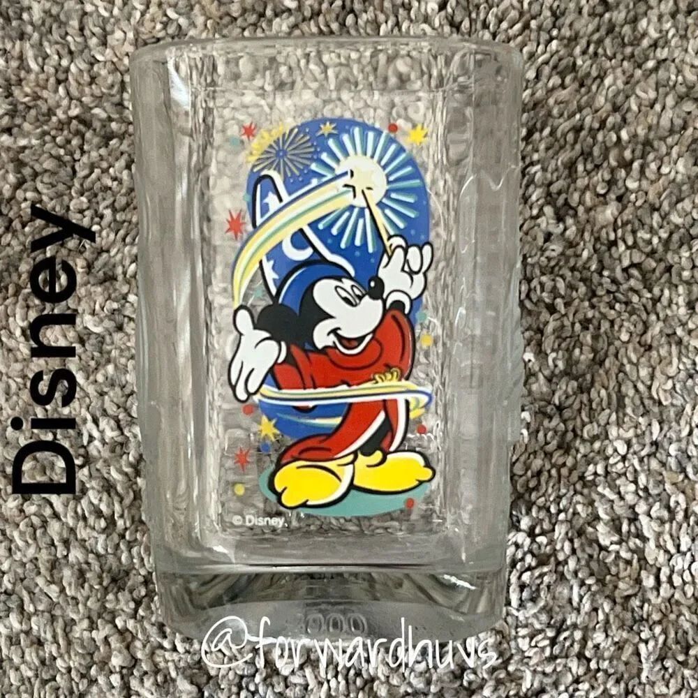 Disney Magic Kingdom McDonalds 2000 Square Celebration Glass